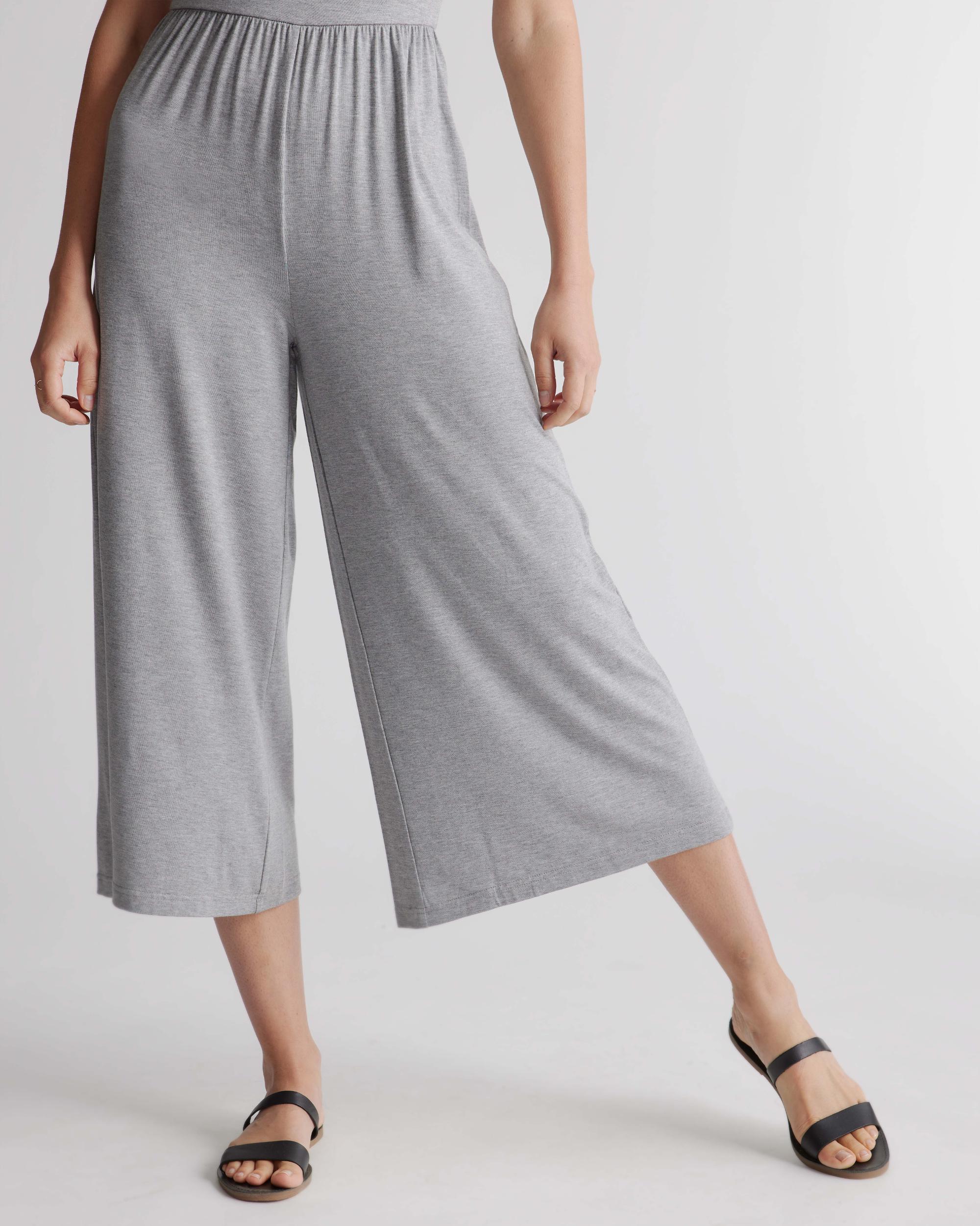 Quince | Women's Tencel Jersey Wide Leg Jumpsuit Size XL Product Image