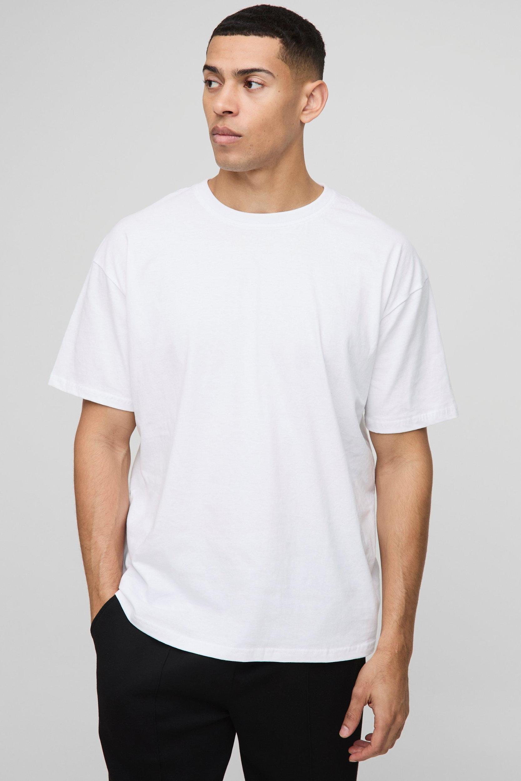 Oversized Beverly Hills Palm Print T-Shirt | boohooMAN USA Product Image