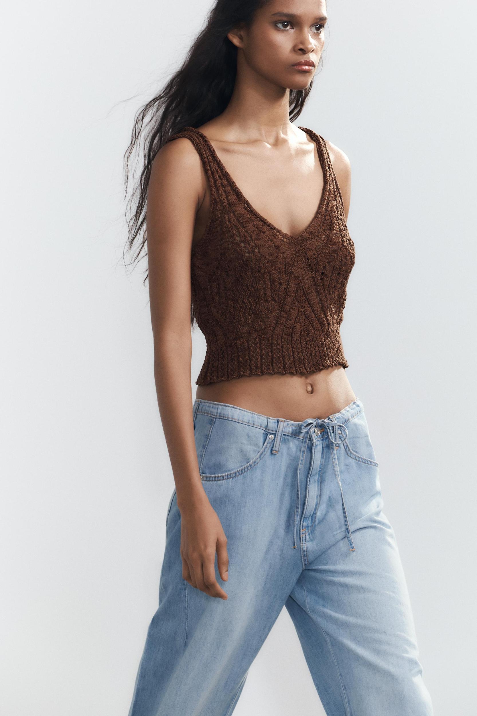 POINTELLE KNIT TOP Product Image
