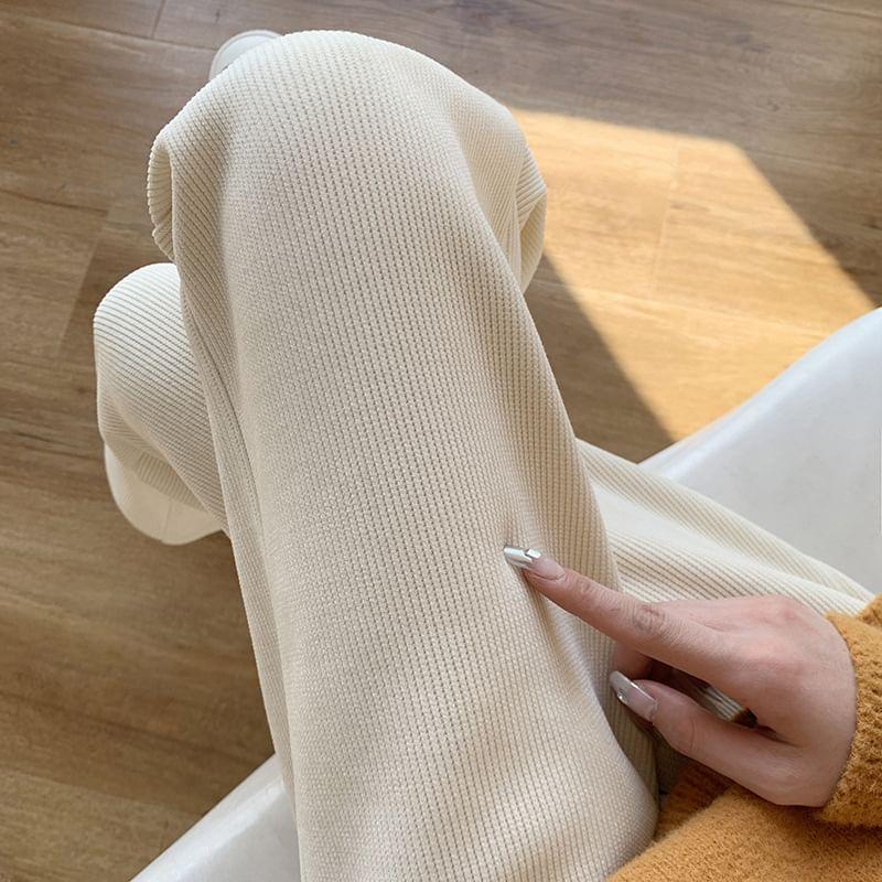 Maternity High Rise Plain Wide Leg Pants Product Image