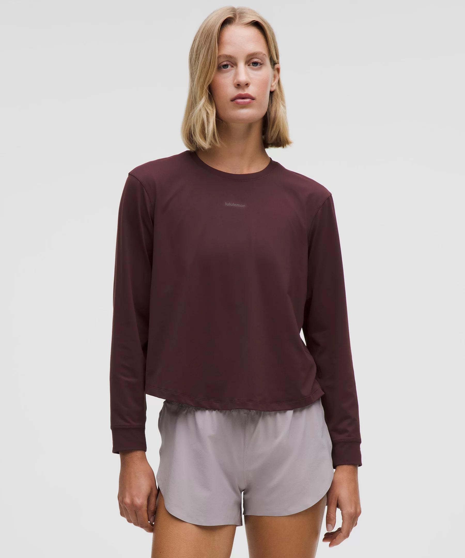 Pace Crush Cross-Back UV-Protective Graphic Long-Sleeve Shirt Product Image