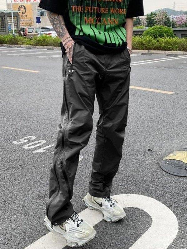 Men's Zip Fly Straight Leg Cargo Pants Product Image