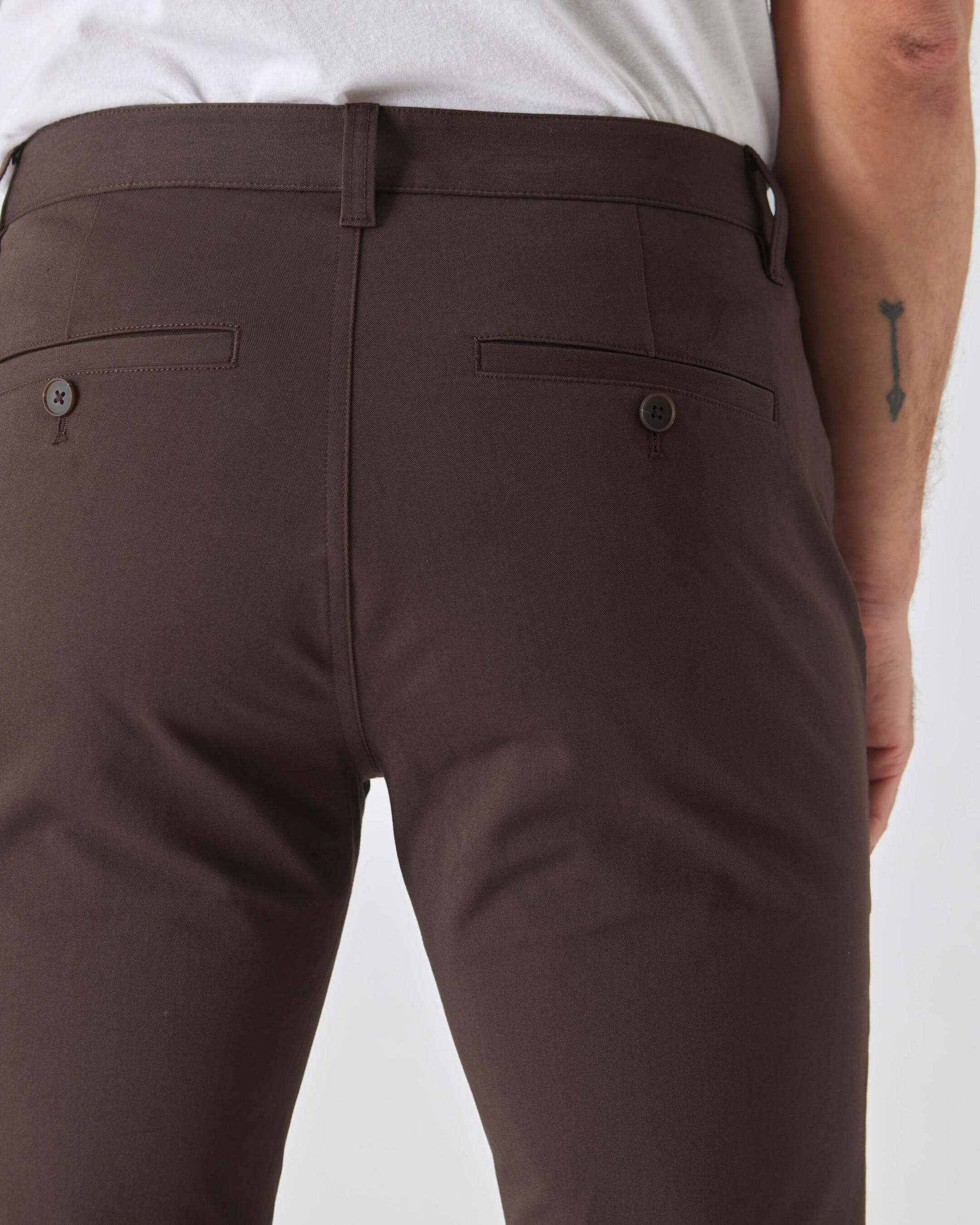 Dark Oak Slim Twill Chino Pant Product Image