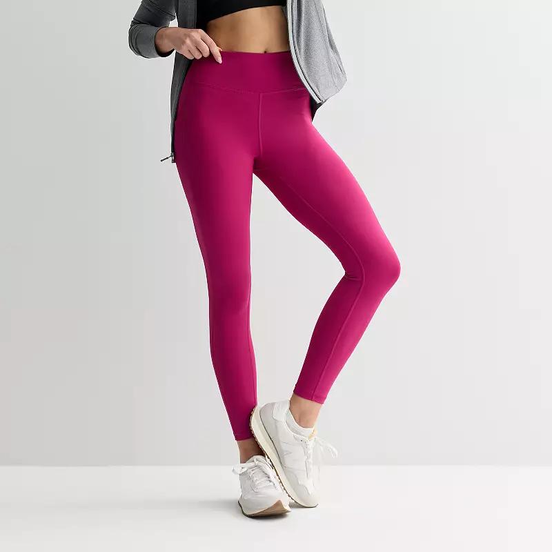 Women's Tek Gear® Ultrastretch High-Waisted Side Pocket 7/8 Leggings,  Product Image
