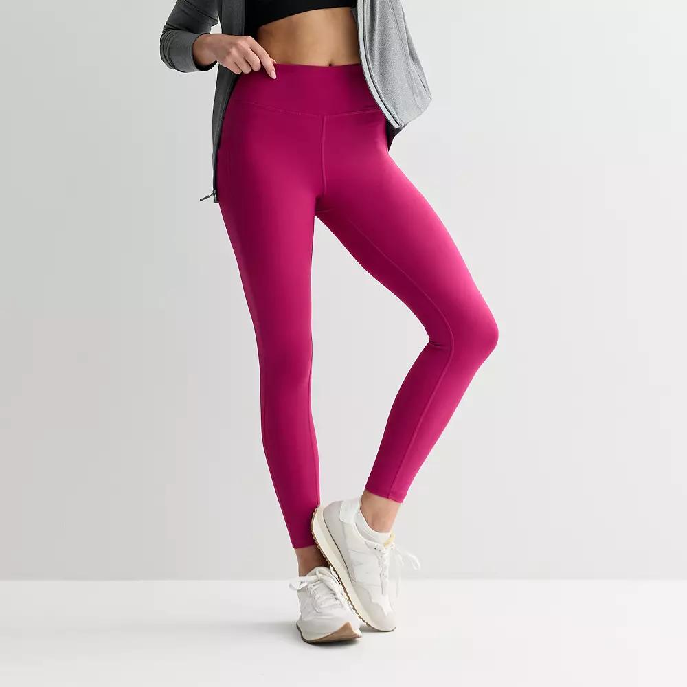 Women's Tek Gear® Ultrastretch High-Waisted Side Pocket 7/8 Leggings,  Product Image