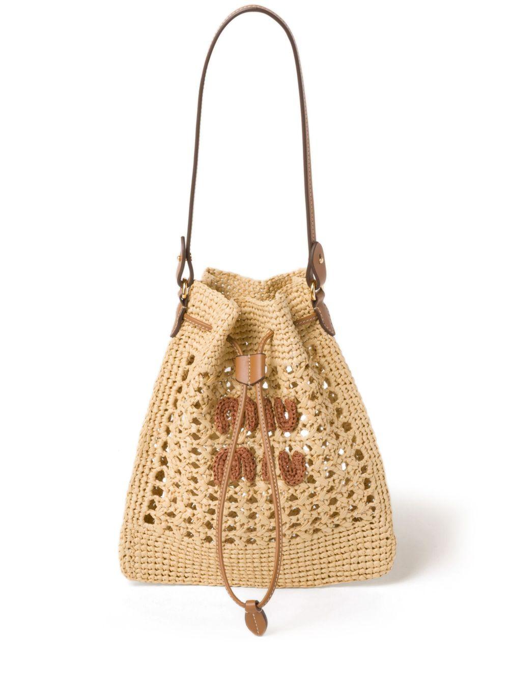 woven raffia mini bag Product Image