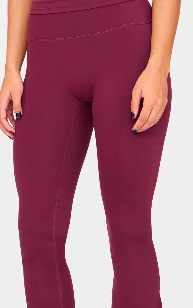Deep Burgundy Ultimate Sculpt Flare Yoga Pants Product Image