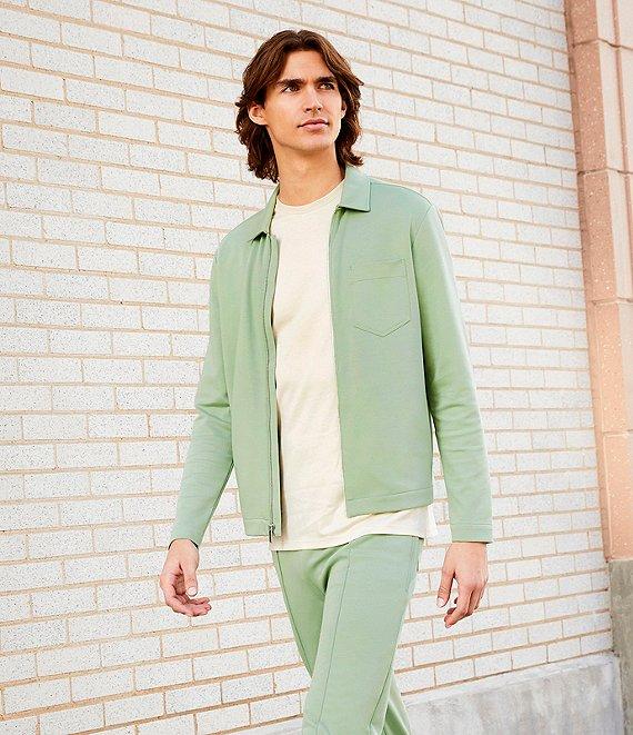 Murano Liquid Luxury Slim Fit Knit Shirt Jacket Product Image