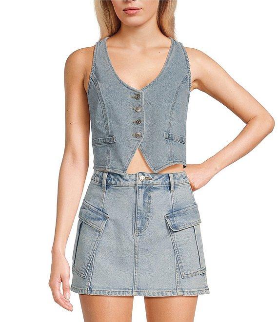 GB Denim Vest Product Image