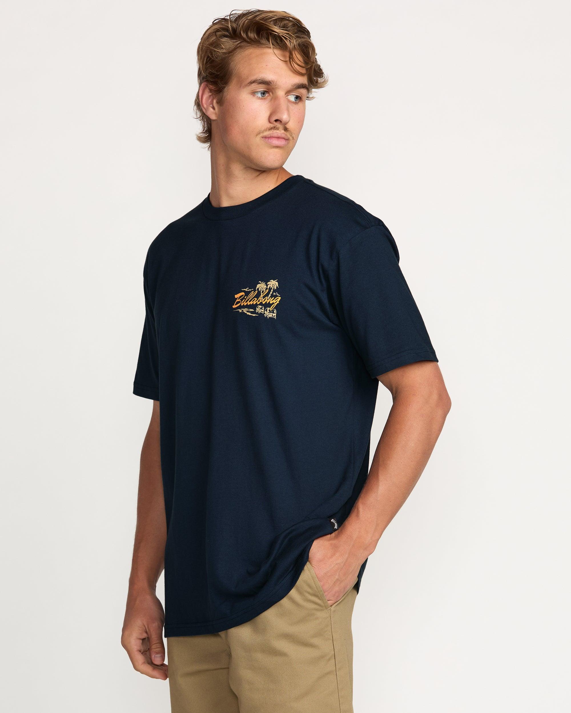 Skull Island Premium Tee - Navy Male Product Image