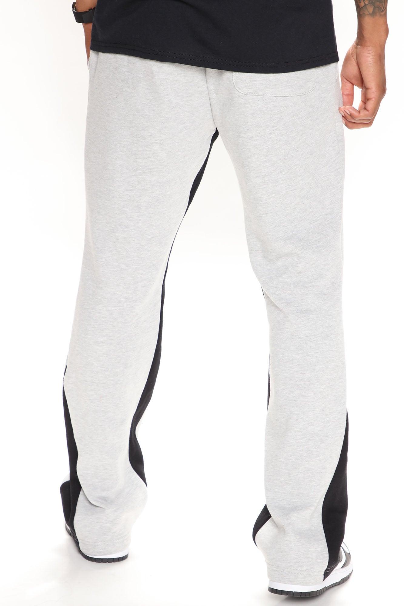 Tyson Flared Sweatpants - Grey Product Image