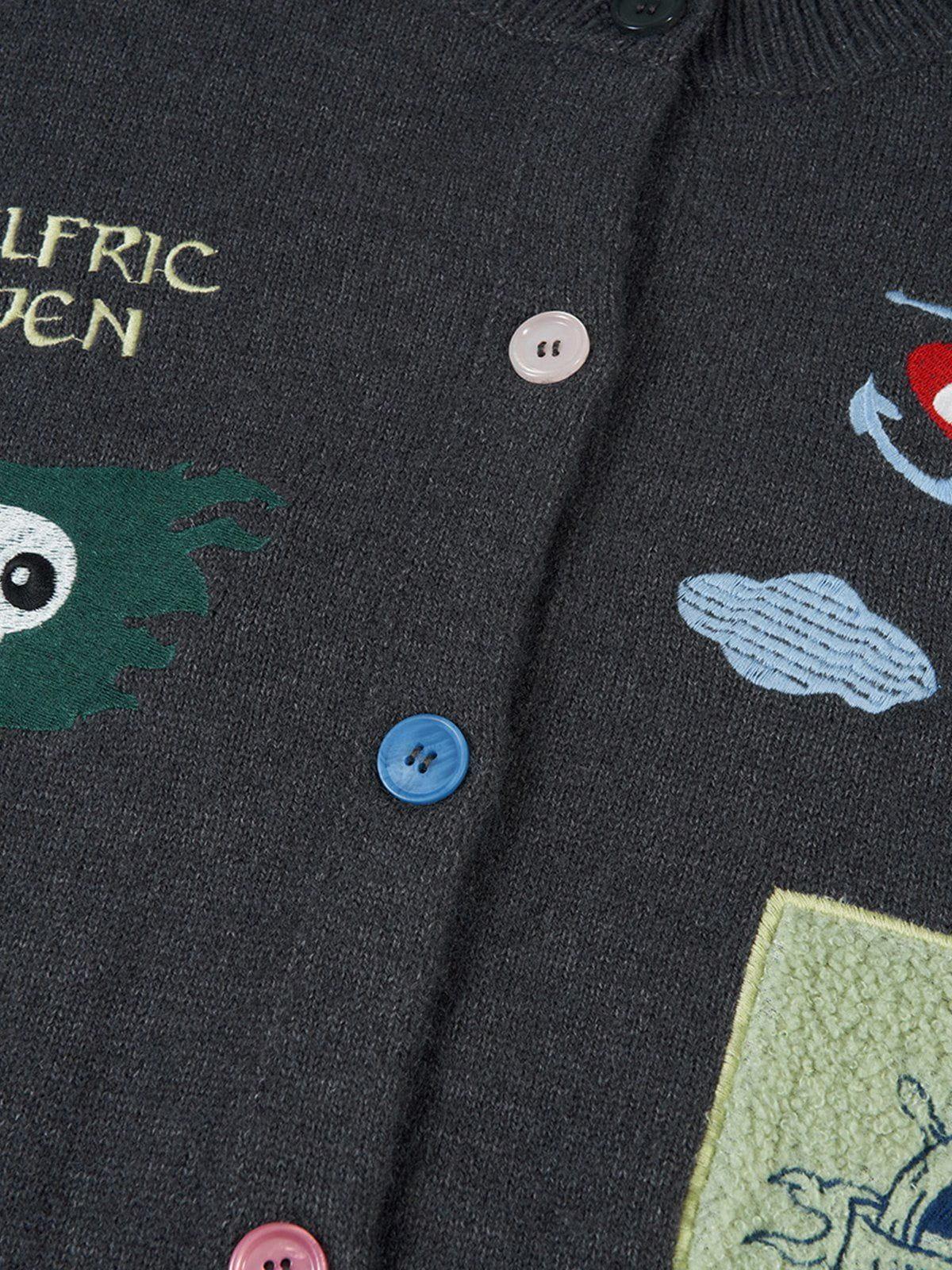 Aelfric Eden Graphic Knit Cardigan Product Image