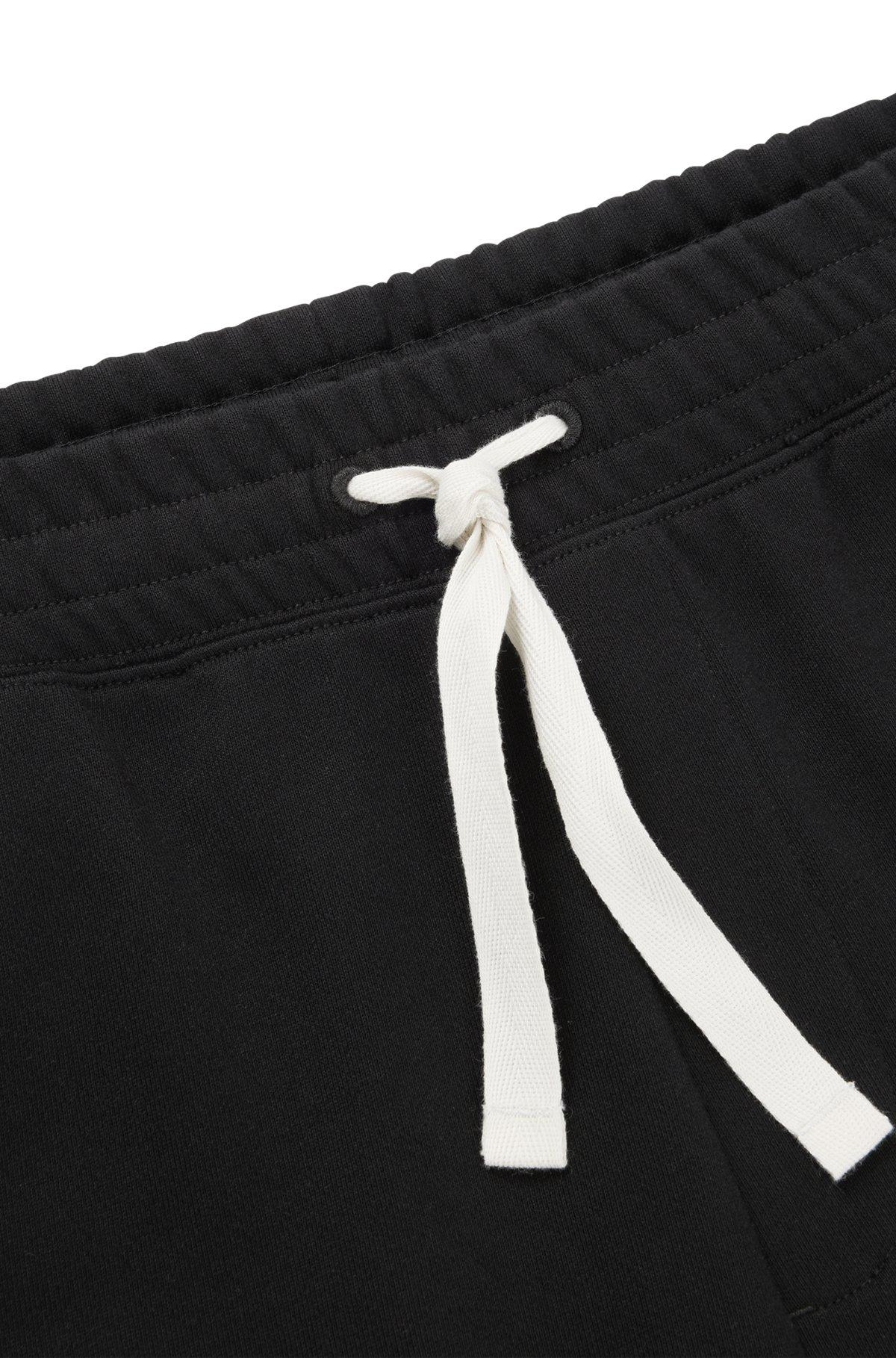 Cotton-terry shorts with contrast logo Product Image