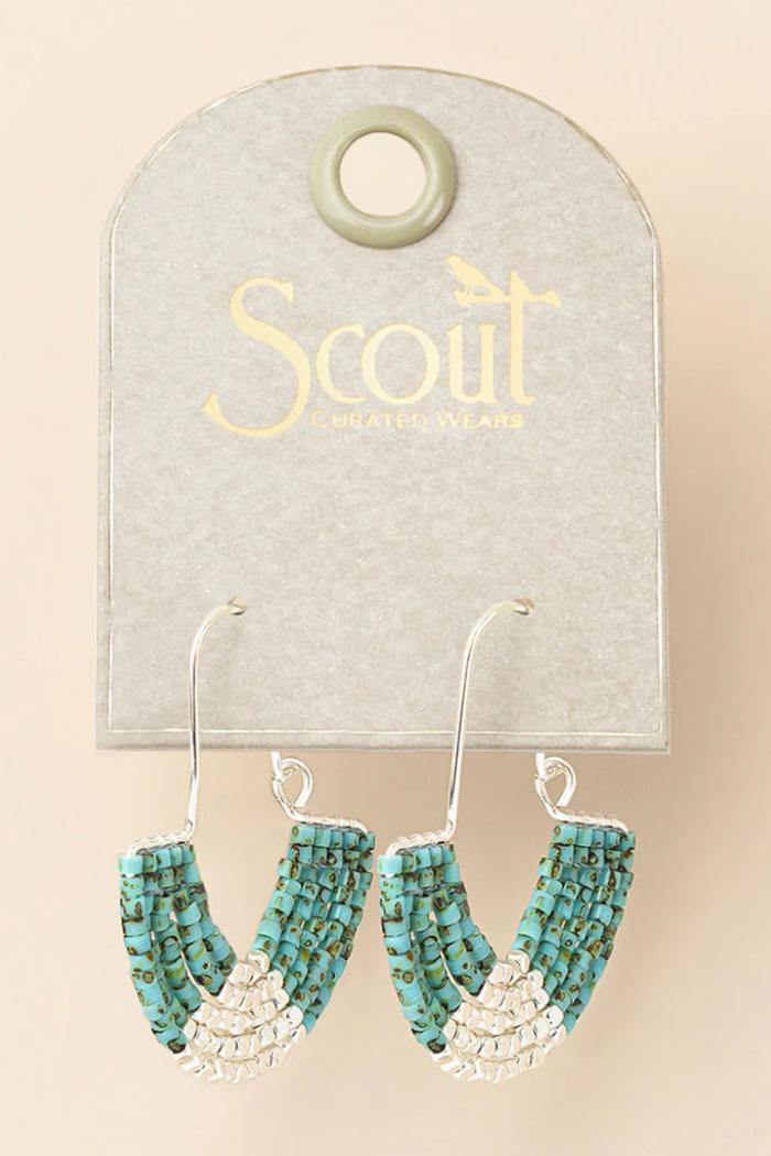 Chromacolor Miyuki U-Hoop Earrings Product Image