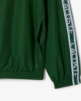 Colour-Block Logo Stripe Tennis Jacket Product Image