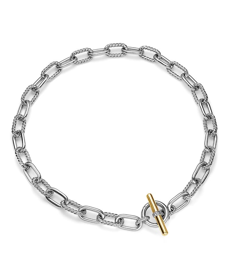 David Yurman Dy Madison Toggle Chain Necklace with 18K Yellow Gold, 20 Product Image