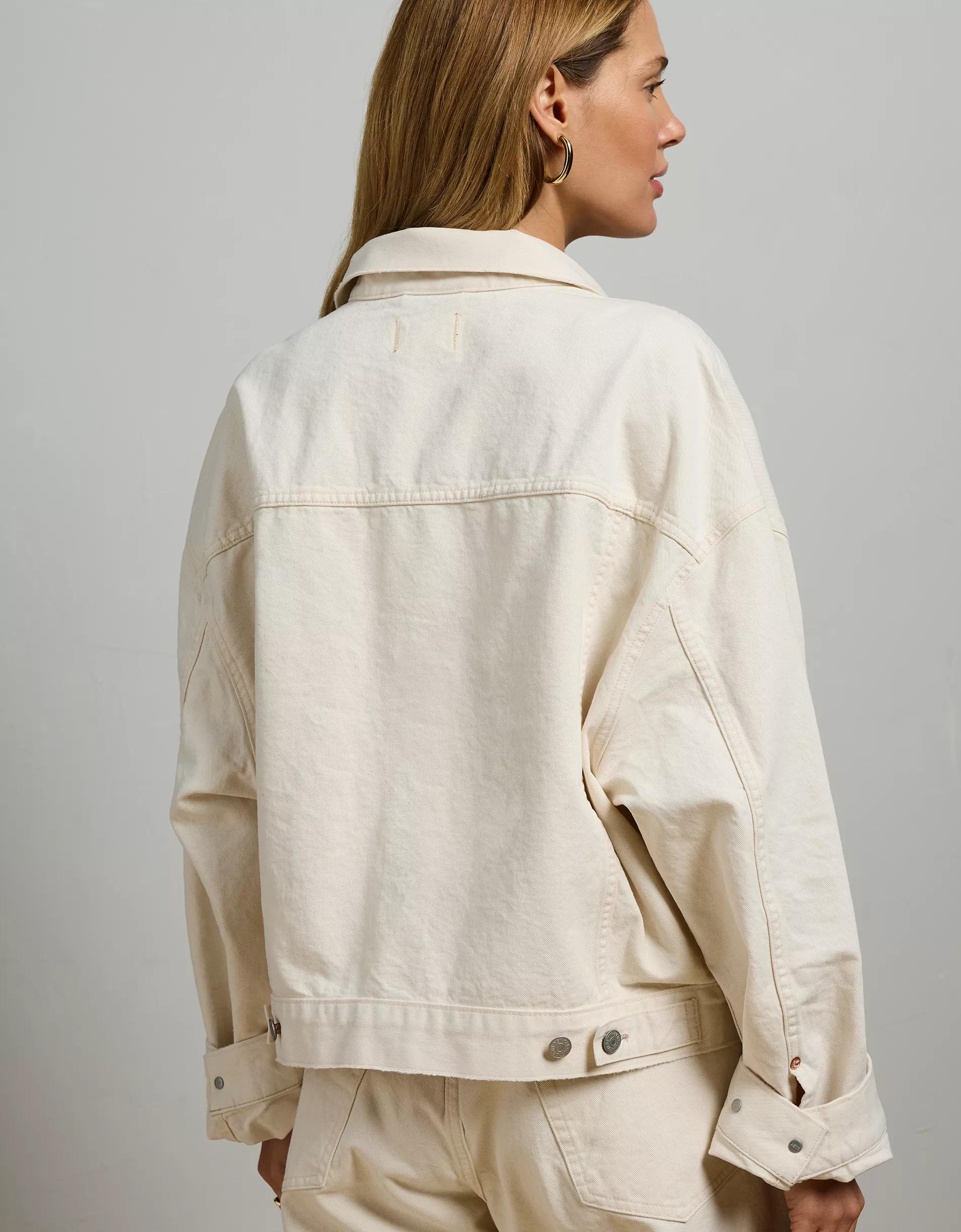 AE77 Premium Oversized Denim Jacket Product Image