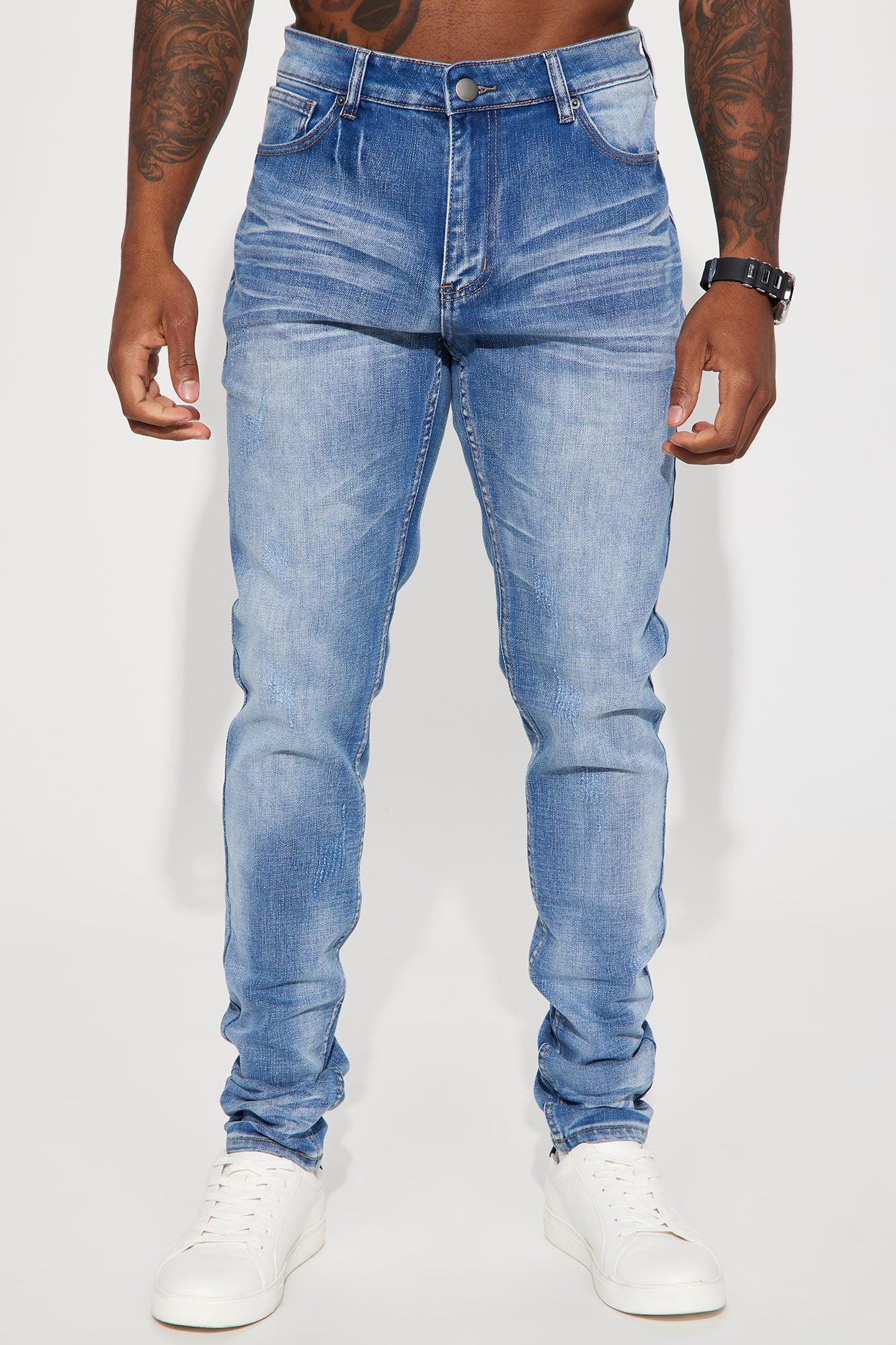 Pristine Stacked Skinny Jeans - Medium Wash Product Image