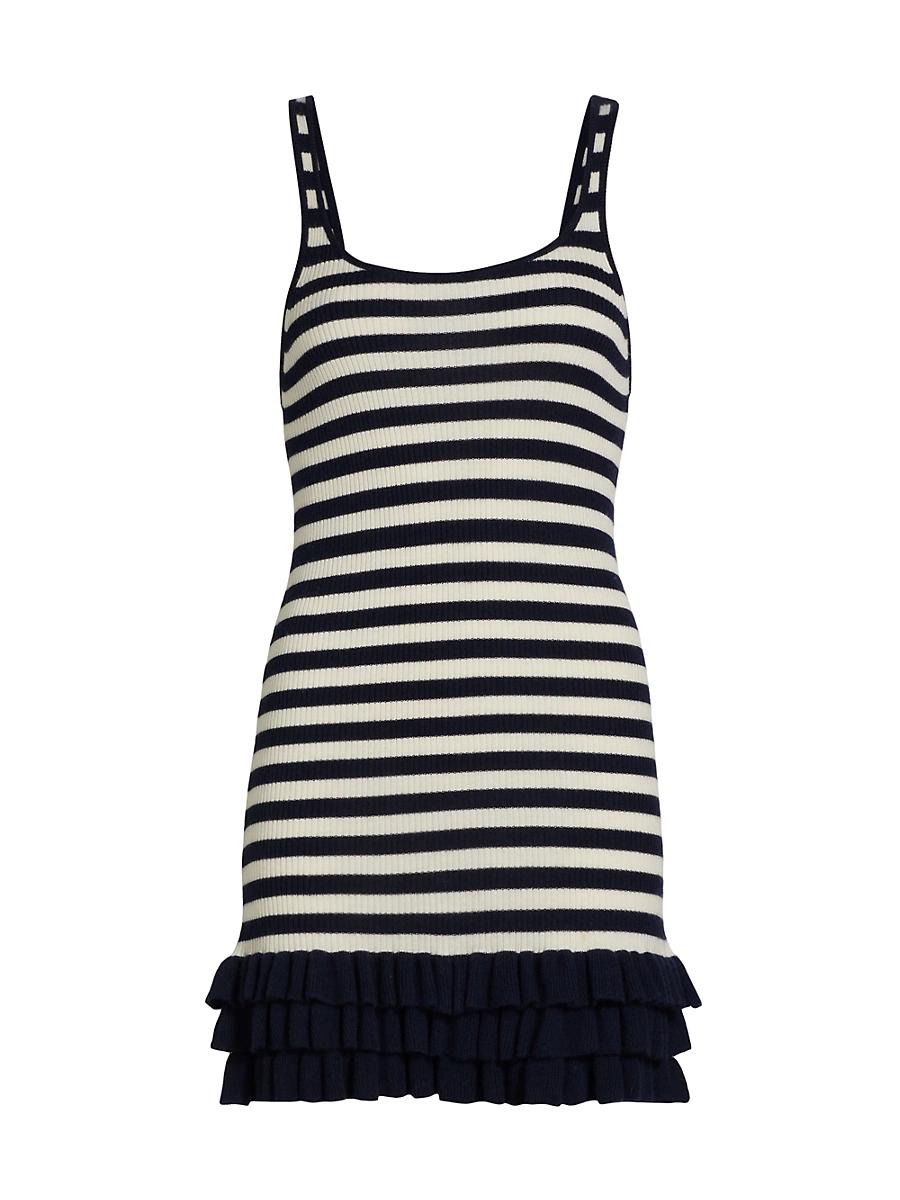 Womens The Sutter Rib-Knit Tank Minidress Product Image