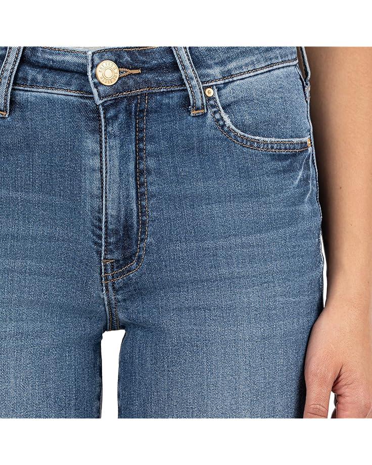 Petite Meg High Rise Frt Pin Tuck Wide Hem Basic Bck Product Image