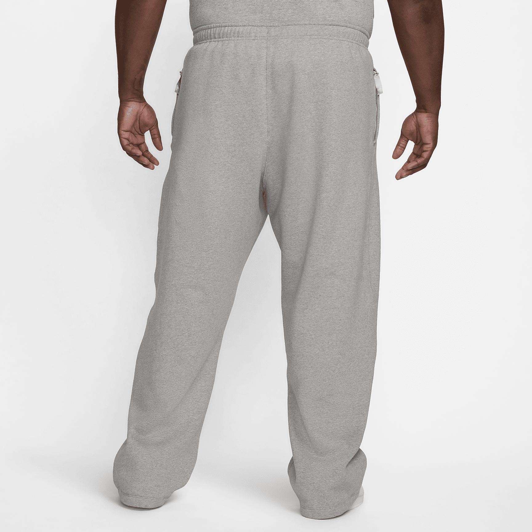 Nike Solo Swoosh Men's Open-Hem Fleece Pants Product Image