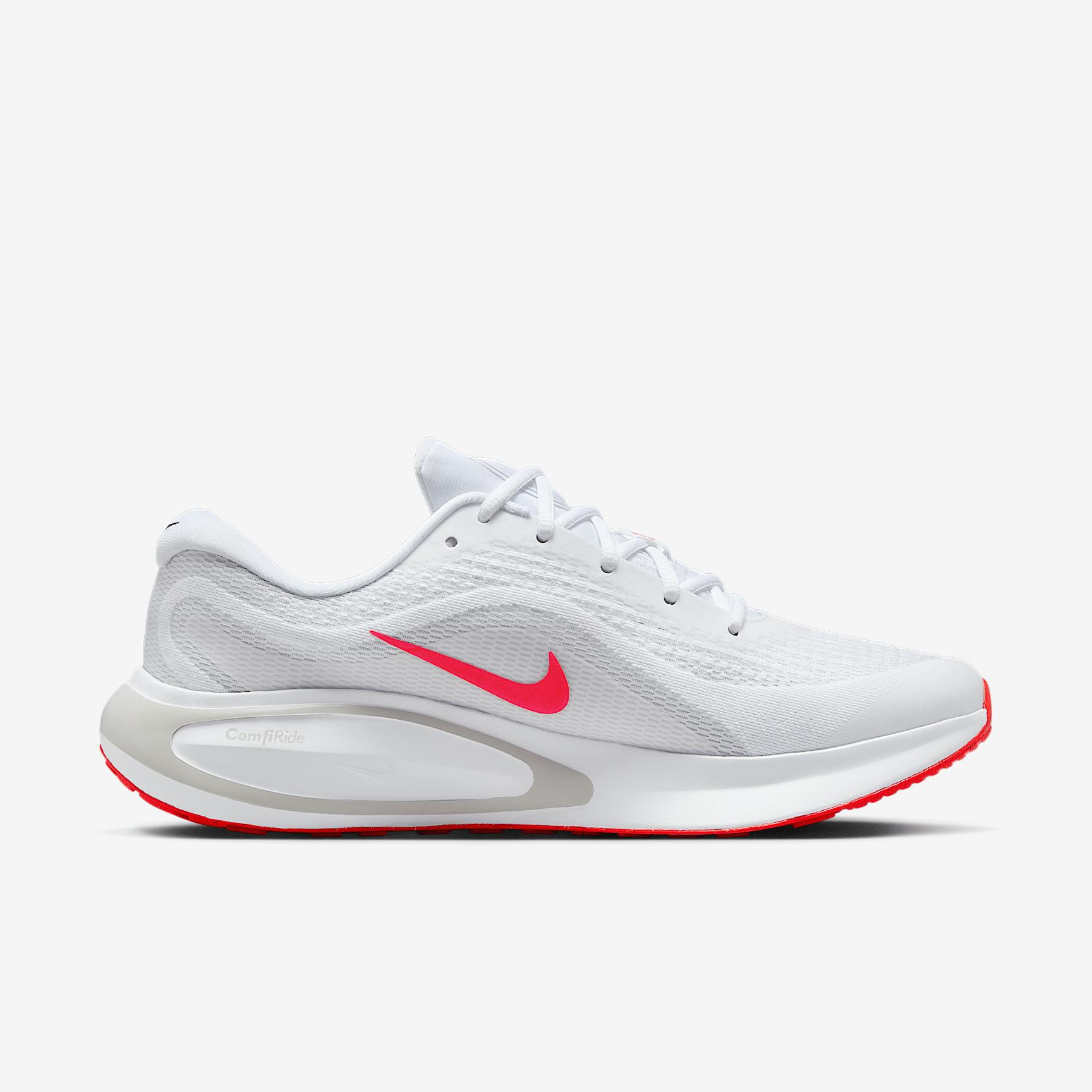Nike Mens Journey Run Running Shoes in White/Wolf Grey/Pure Platinum Product Image