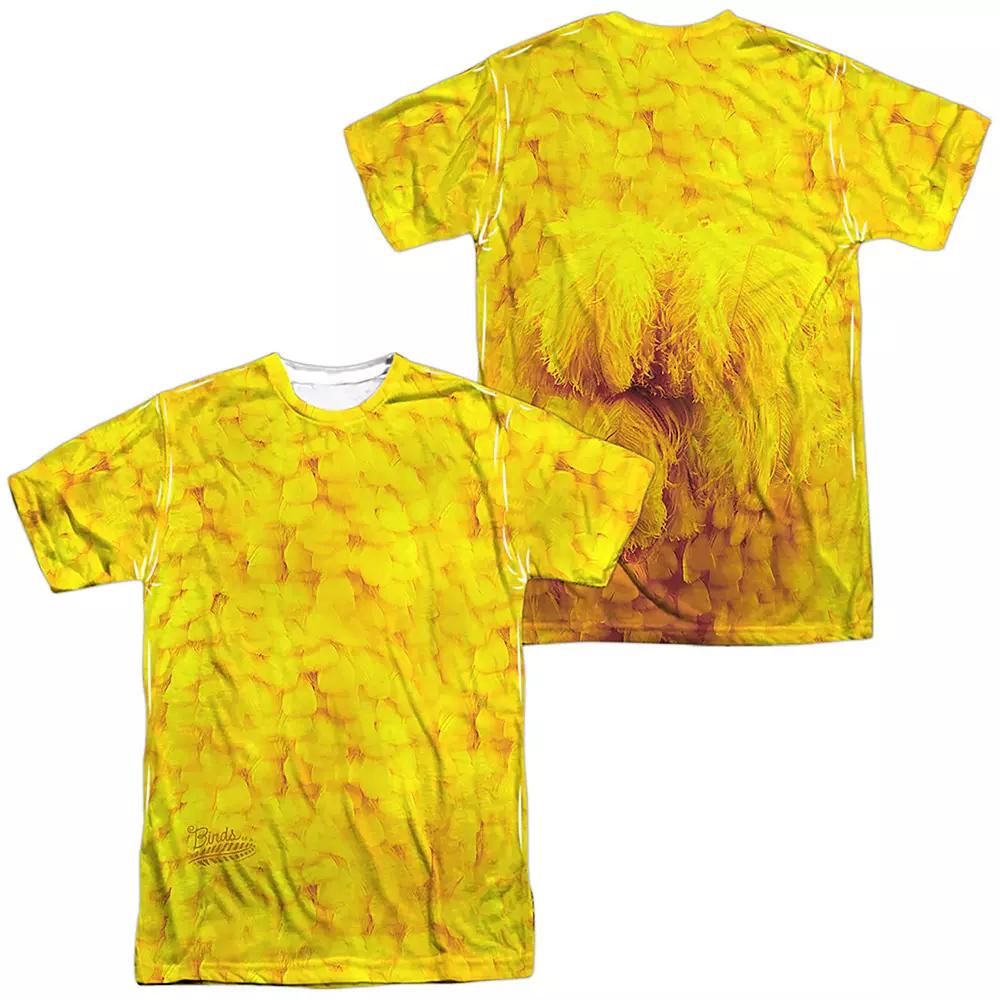 Men's Sesame Street Big Bird Costume Sublimated Graphic Tee, Size: Large, Black Product Image