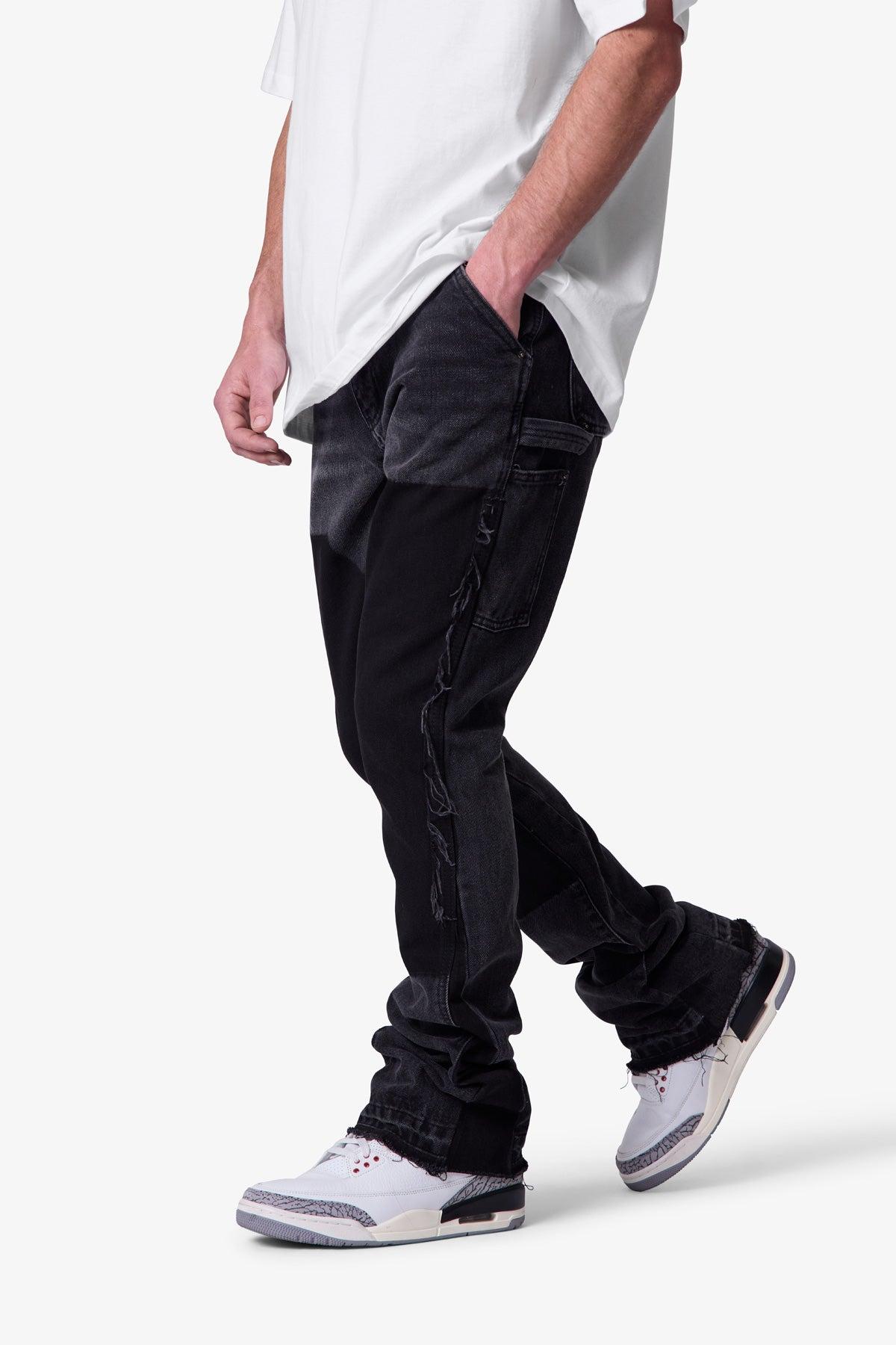 B118 Work Flare Denim - Black Product Image