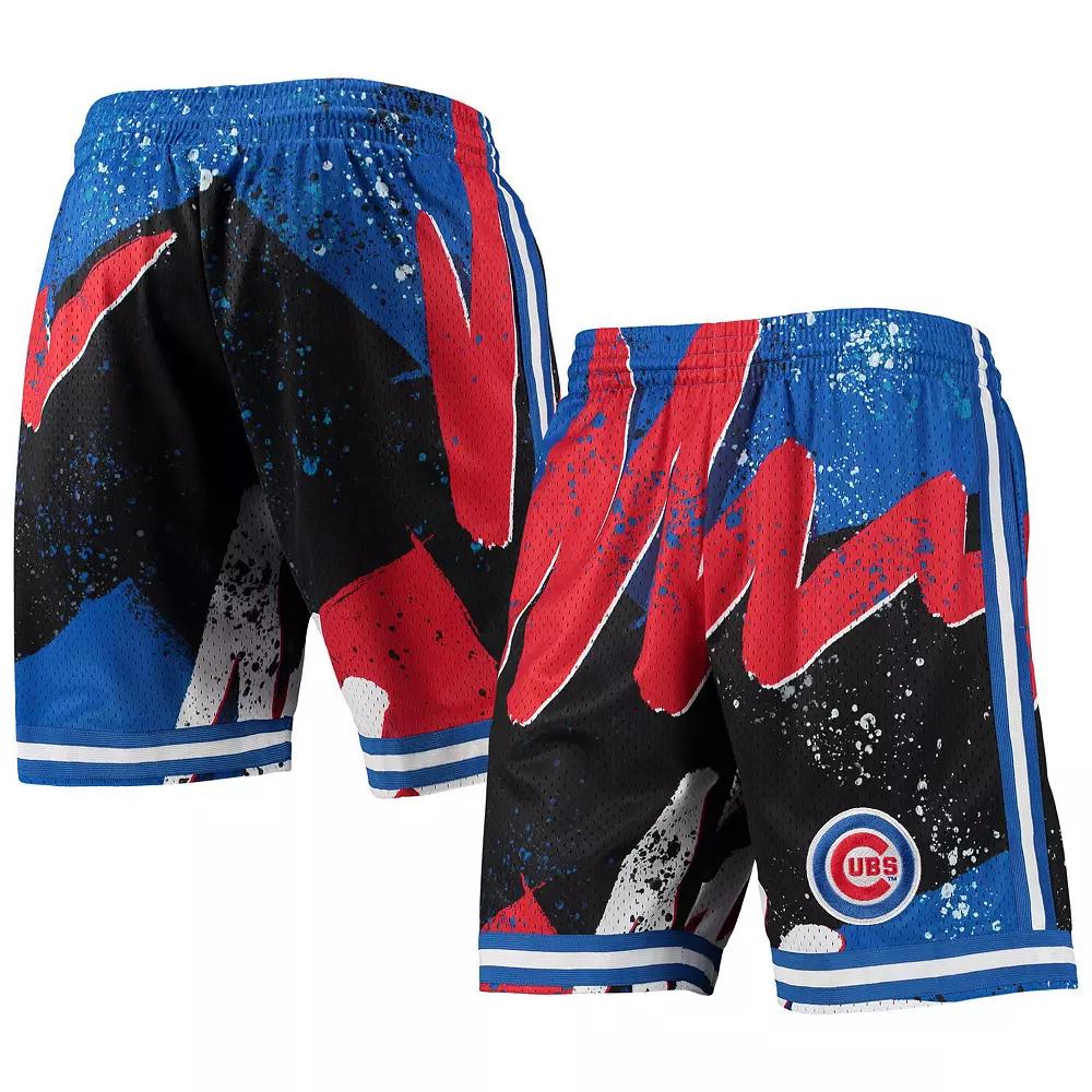Men's Mitchell & Ness Royal Chicago Cubs Hyper Hoops Shorts, Size: Small, Blue Product Image