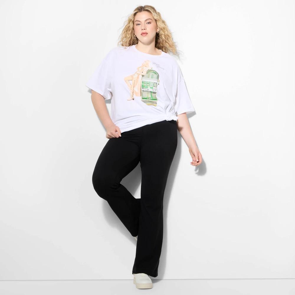 Women's Moroney Lucky Short Sleeve Graphic T-Shirt - White XL Product Image