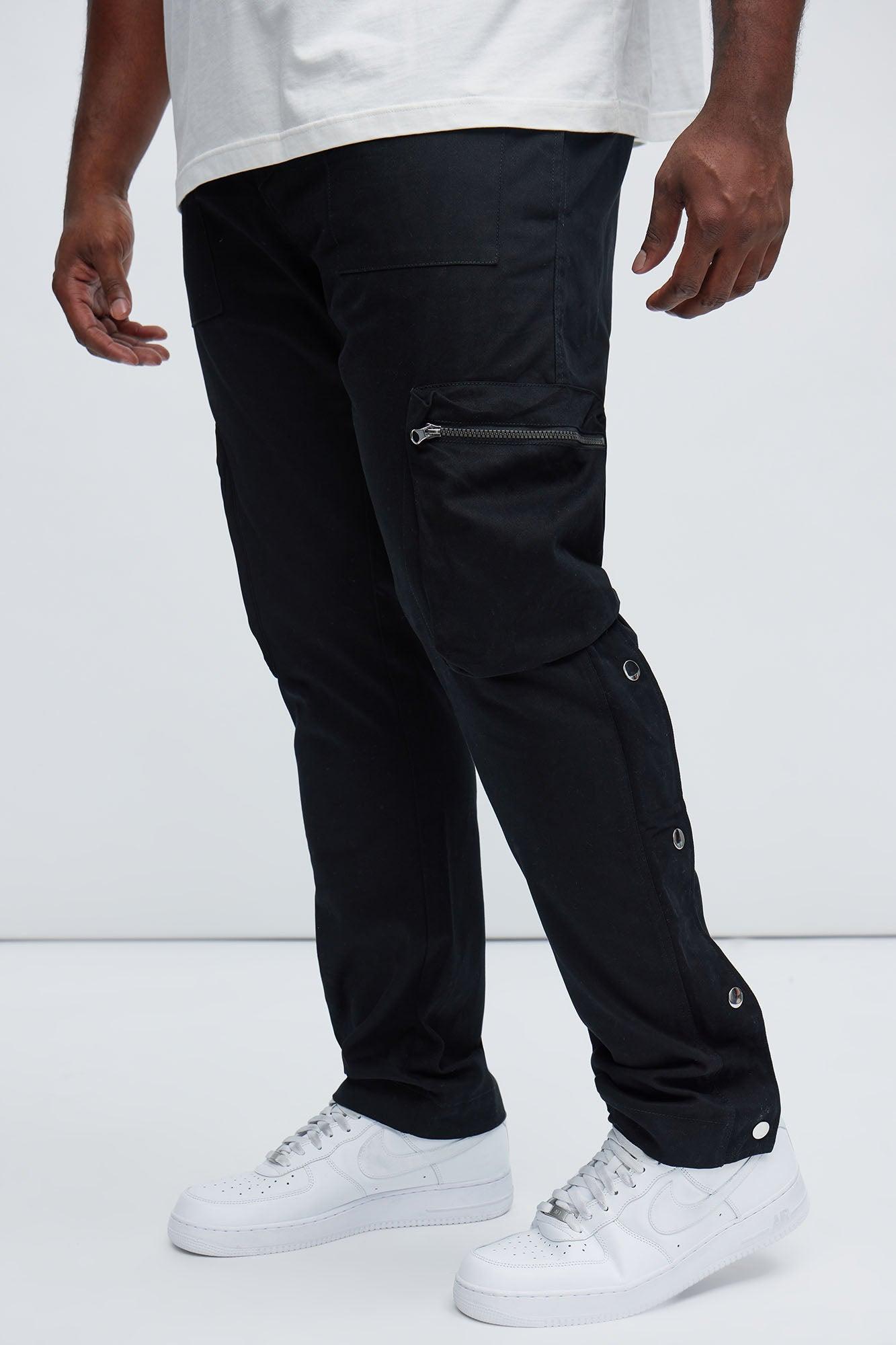 Don't Snap At Me Slim Cargo Pants - Black Product Image