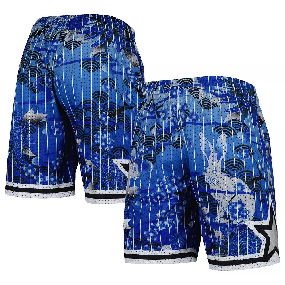 Men's Mitchell & Ness Blue Orlando Magic Lunar New Year Swingman Shorts, Size: Large, Mag Blue Product Image