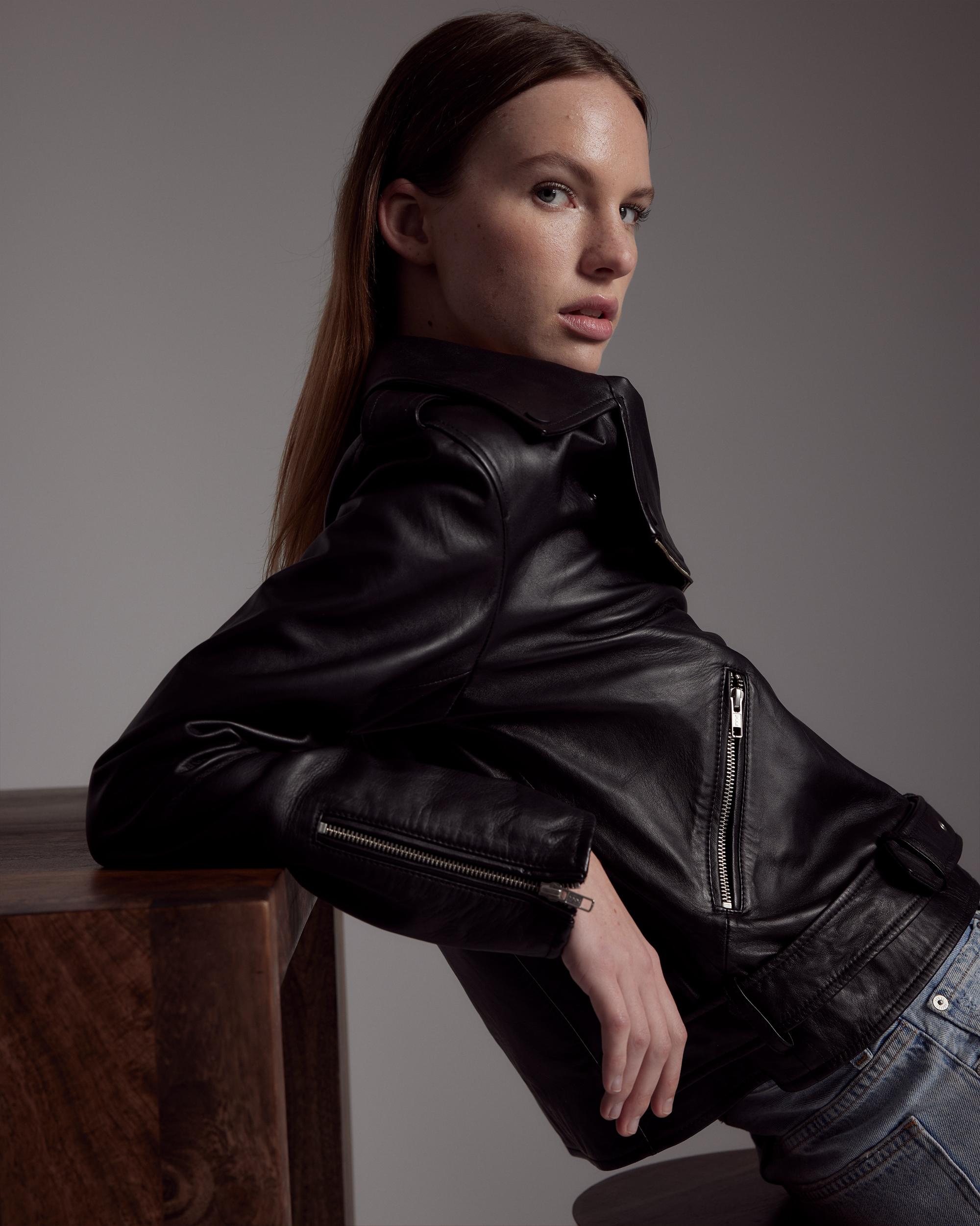 Quince | Women's Motorcycle Jacket Leather Product Image