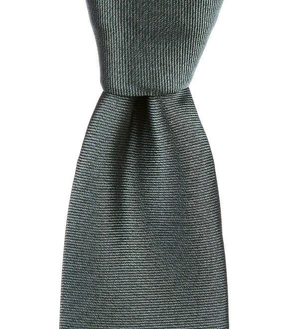 Original Penguin Sparks Solid 2 1/2#double; Woven Silk Tie Product Image