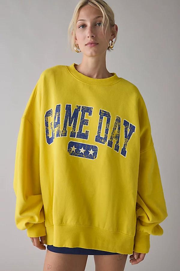 Out From Under Game Day Collegiate Graphic Crew Neck Sweatshirt Womens at Urban Outfitters Product Image