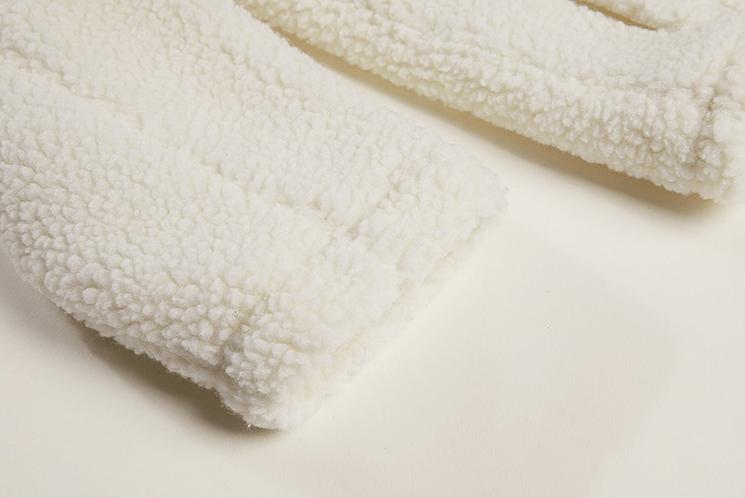 No. 3562 WOOLEN FLEECE ZIP-UP HOODED JK Product Image