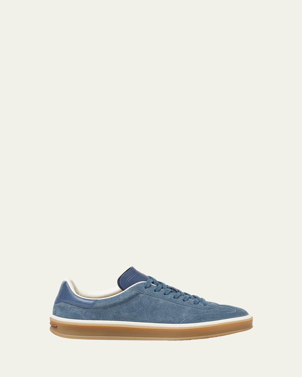 Men's Tennis Walk Suede Low-Top Sneakers Product Image
