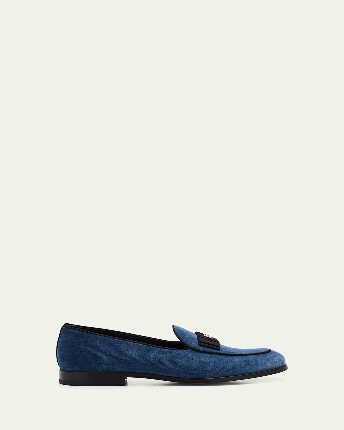 Men's Jareth Velvet Venetian Loafers Product Image