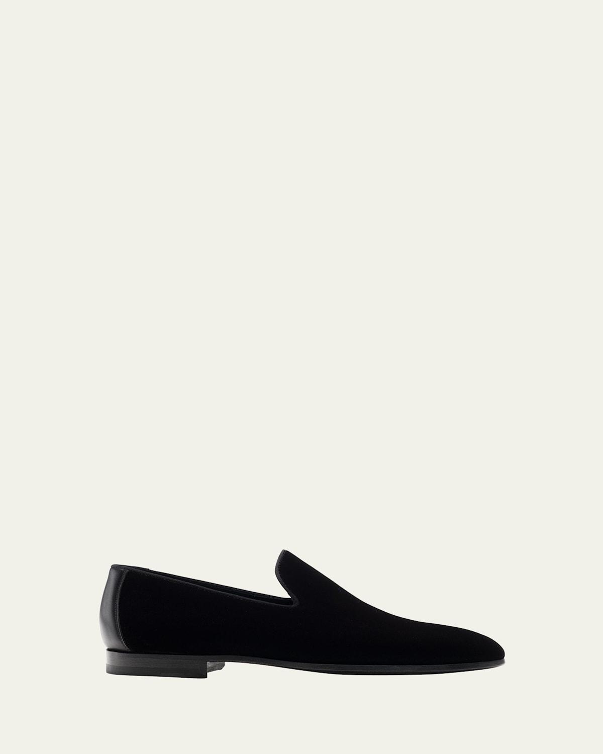 Men's Jareth Velvet Venetian Loafers Product Image