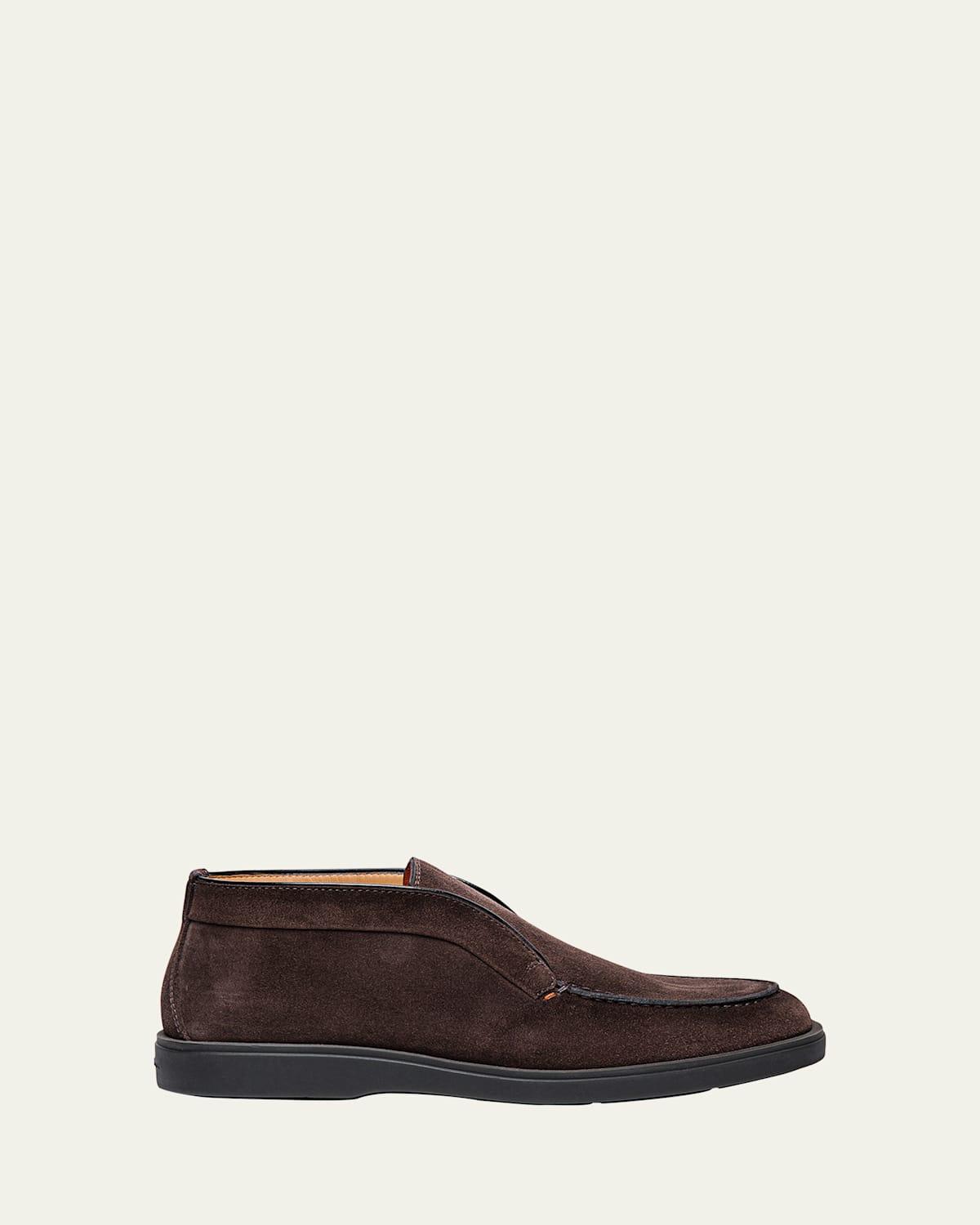 Mens Detroit Slip-On Suede Chukka Boots Product Image