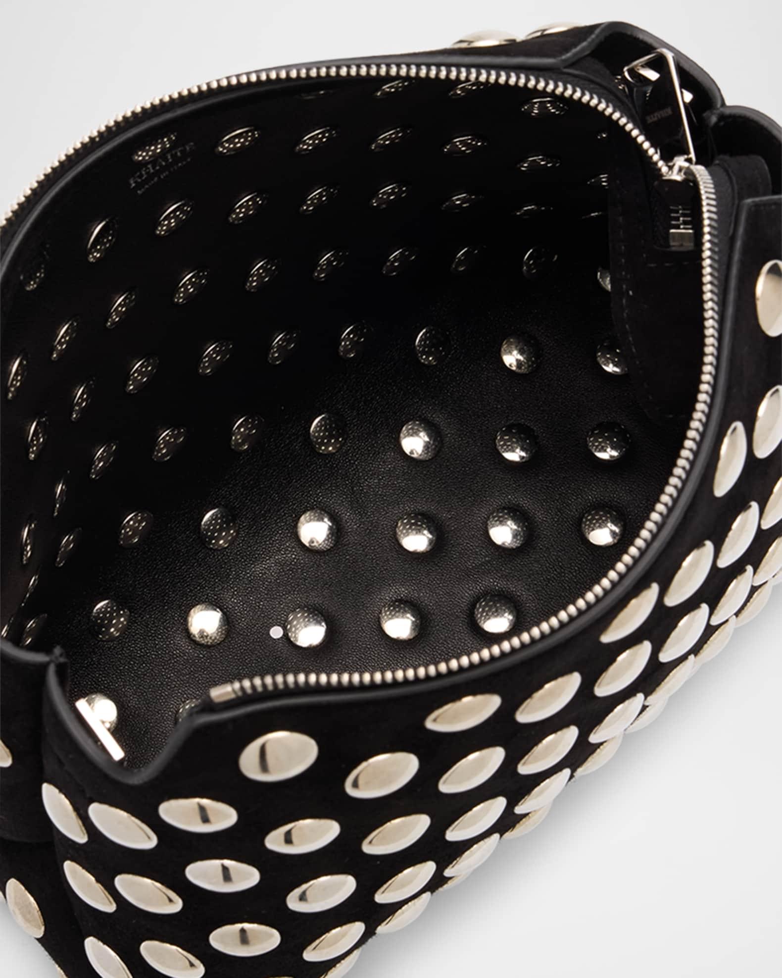 Lina Medium Studded Suede Crossbody Bag Product Image