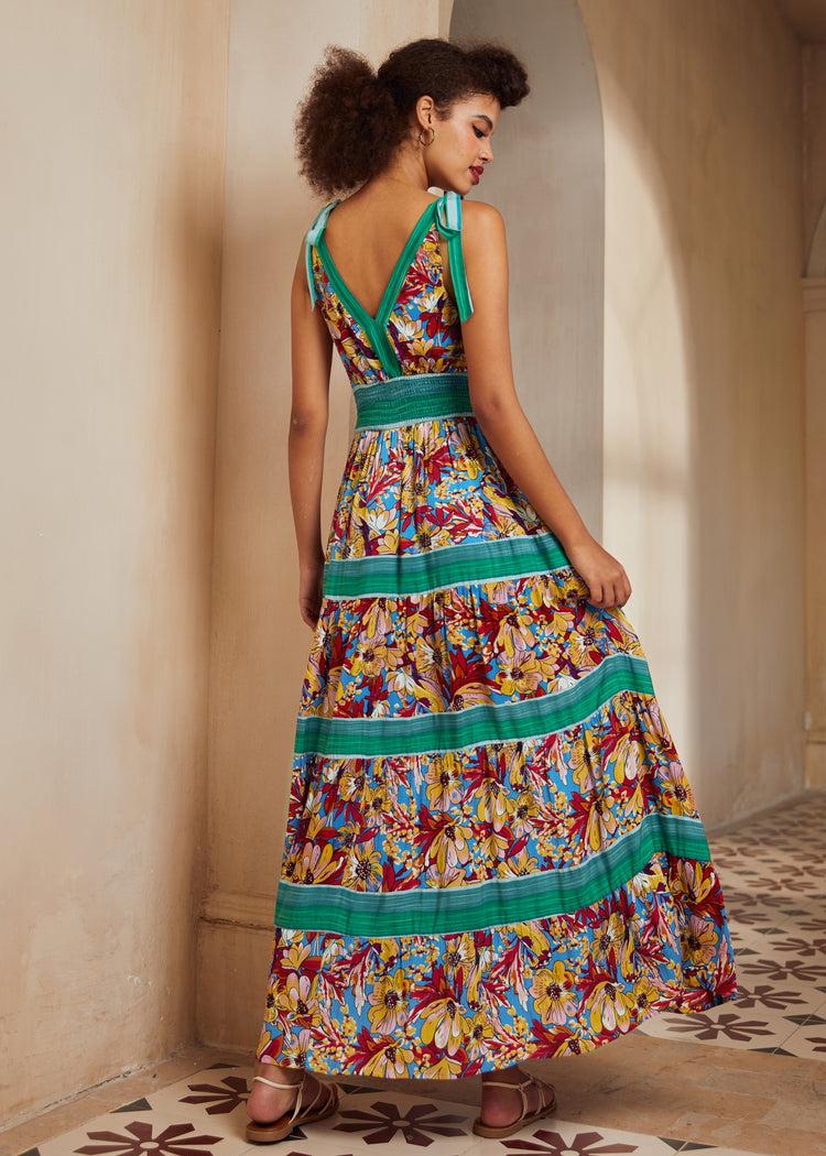 The Sunset Stroll Maxi Dress Product Image