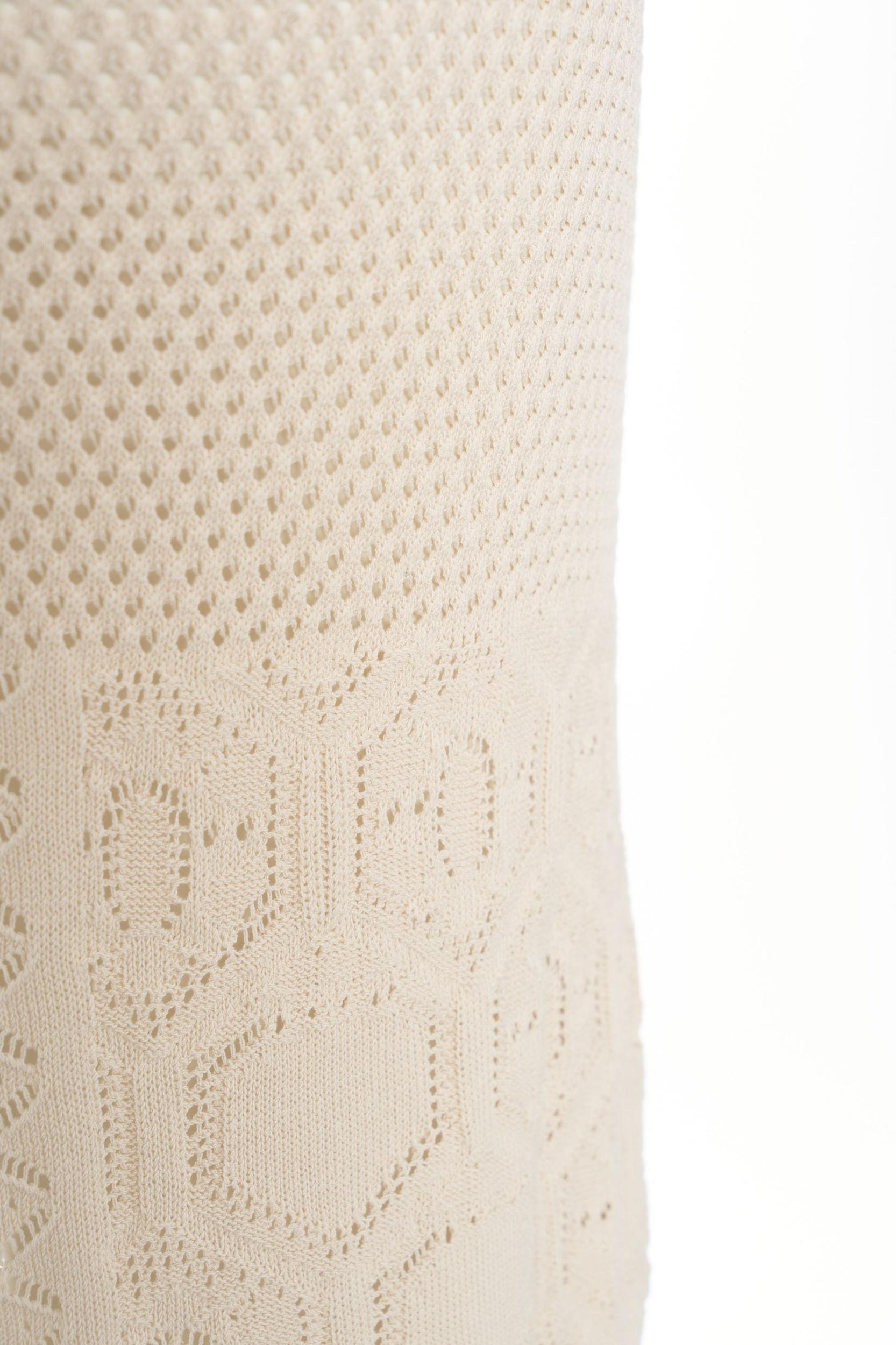 Lace crochet maxi skirt Product Image