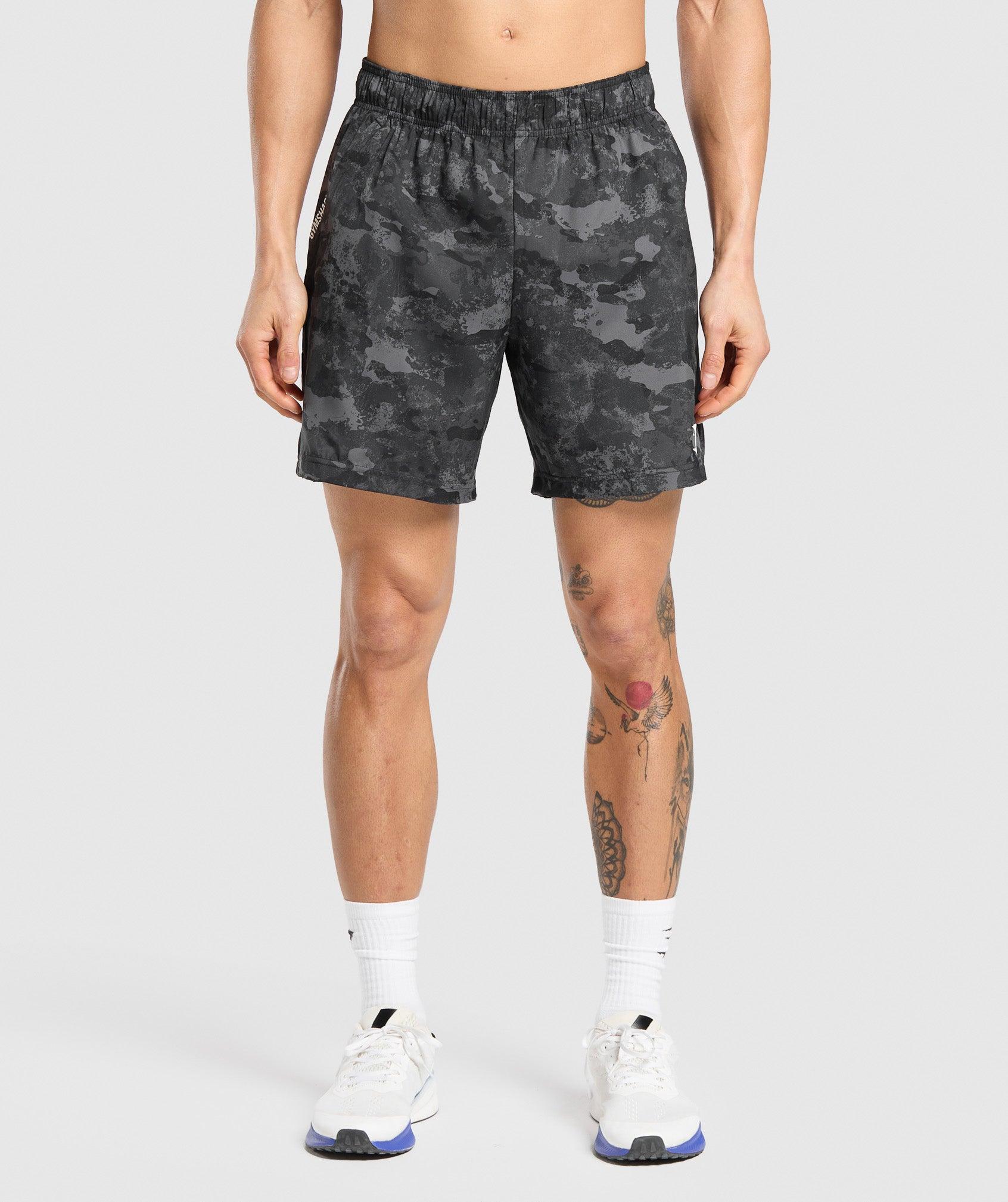 Gymshark Sport  7" Shorts - Graphite Grey/Black Male Product Image