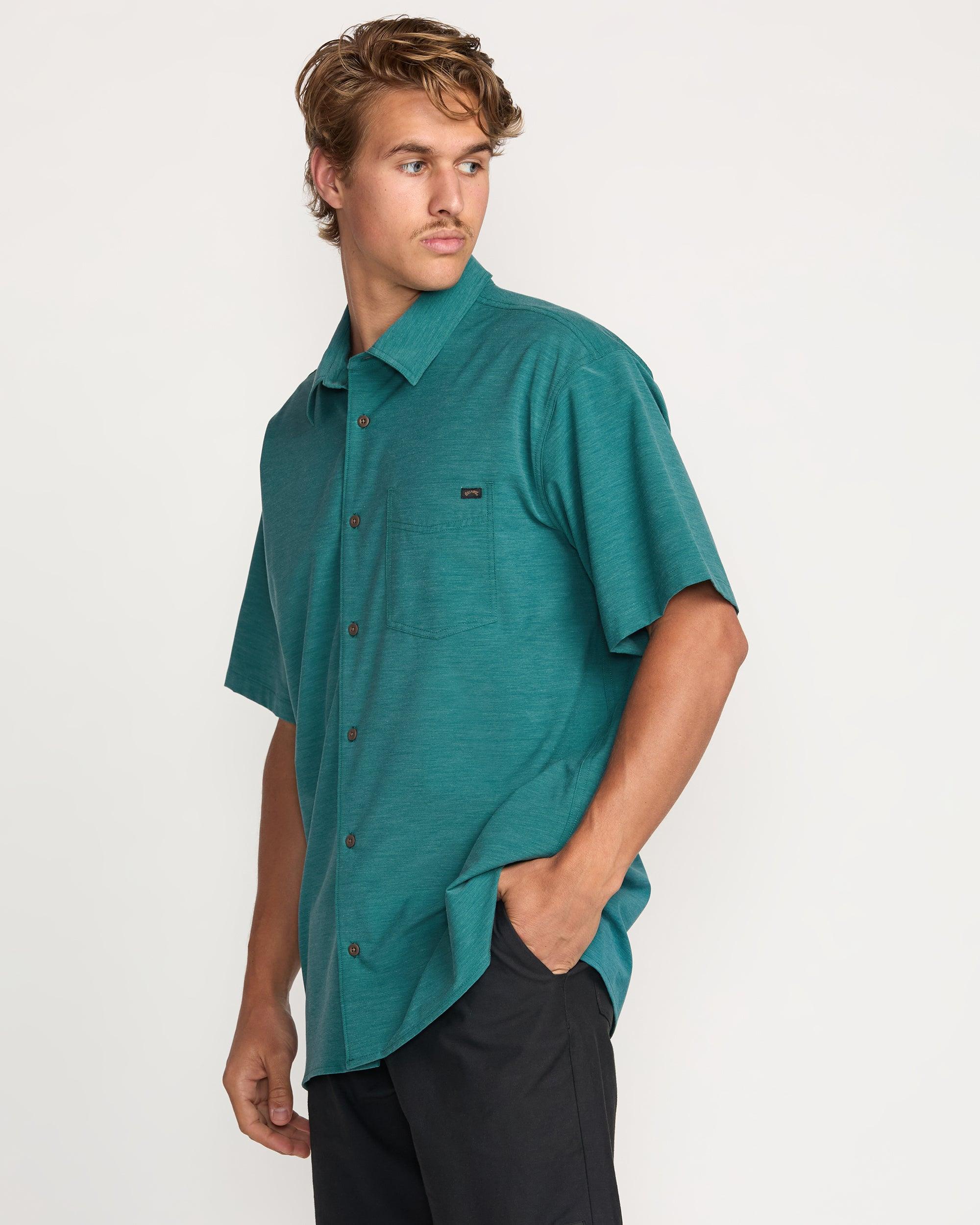 Surftrek Transit Short Sleeve Shirt - Marine Male Product Image