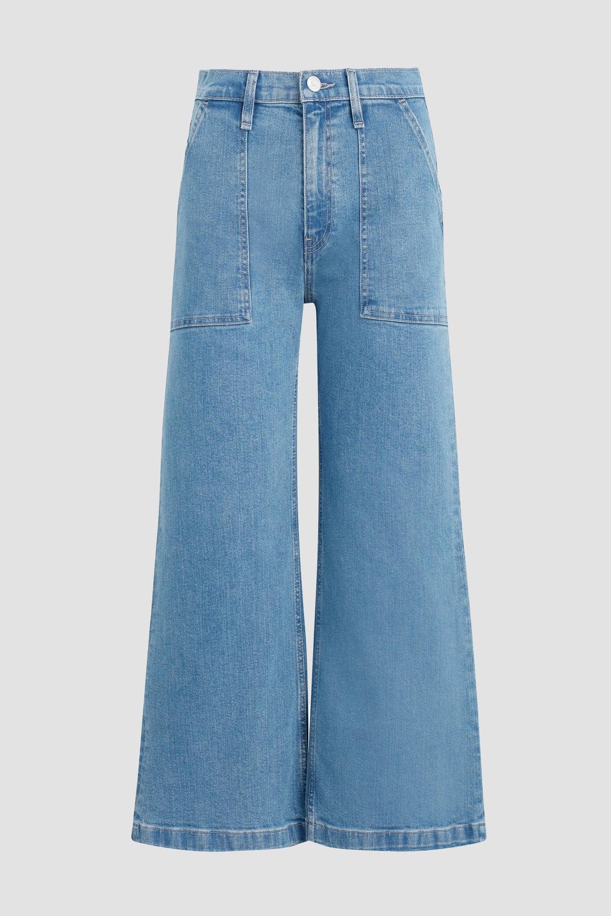 Jodie Loose Fit Wide Leg Crop Jean Female Product Image