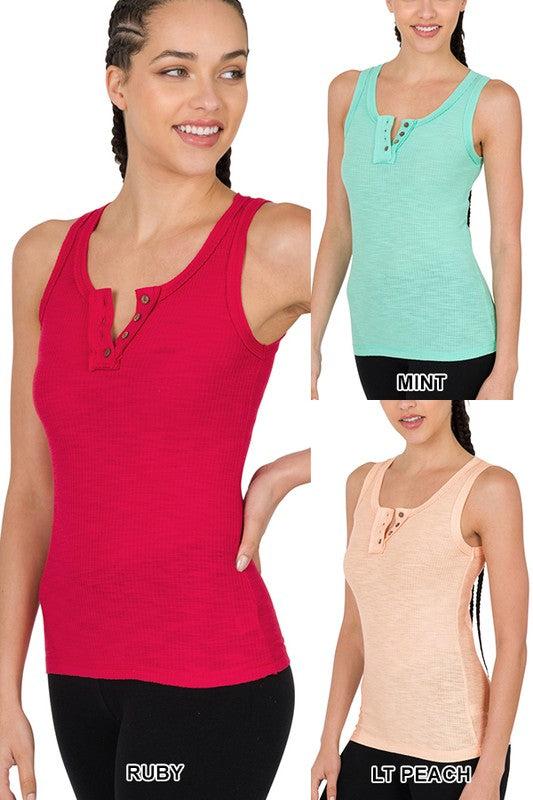 3159   Tish Ribbed Tank Top - Reg Only! Product Image