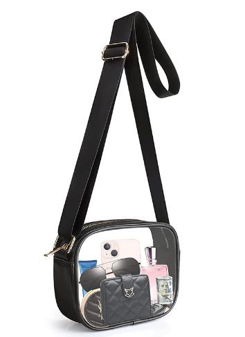 Lior Clear Bag Stadium Approved - Clear Crossbody Purse Bag, with Adjustable Shoulder Strap Product Image