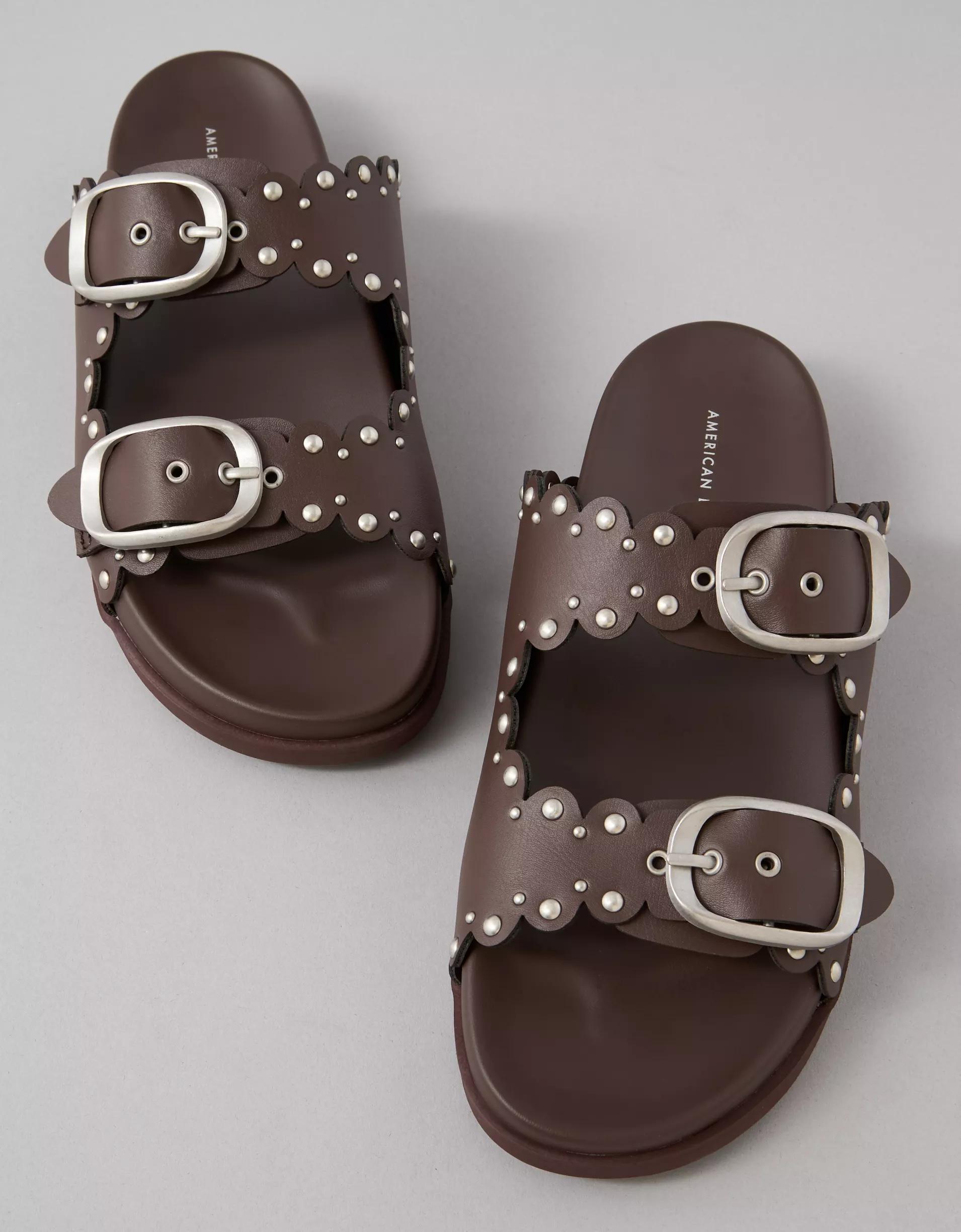 AE Studded Double Buckle Sandal Product Image