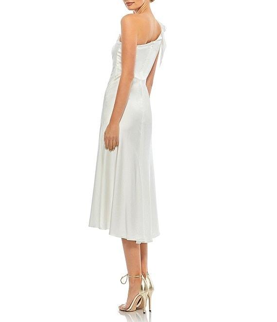 Mac Duggal One Shoulder With Bow Midi Gown Product Image